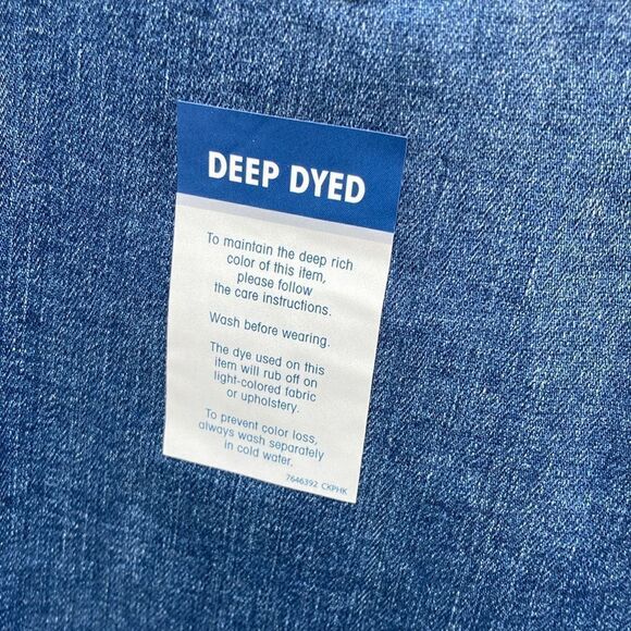 Women’s Lee High Rise Flare Denim Jean Pants with Raw Hem Size 4 M - Picture 4 of 10